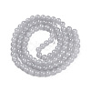 Baking Paint Imitation Jade Glass Round Bead Strands X1-DGLA-Q021-8mm-43-2