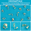20Pcs 5 Styles Alloy Clip-on Earring Findings FIND-UN0002-38G-5