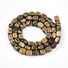 Natural Verdite Stone Beads Strands G-N346-04A-06-3