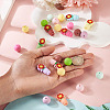 24Pcs 16 Styles Silicone Beads SIL-TA0003-03-6
