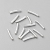 925 Sterling Silver Curved Tube Beads LS-STER-WH0004-016-2