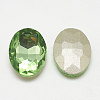 Pointed Back Glass Rhinestone Cabochons RGLA-T080-8x10mm-19-2