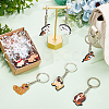 45Pcs 9 Style Cute Cartoon PVC Plastic Dog Pendant Keychain KEYC-CP0001-11-4