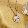 Non-Tarnish 304 Stainless Steel Pendant Necklaces QZ6999-4-2