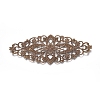 Brass Filigree Joiners KK-G368-01AB-2