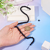 1 Strand Natural Shungite Beads Strands G-TA0003-34B-5