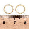 Brass Soldered Closed Jump Rings KK-K253-15D-03G-3