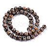 Tibetan Style dZi Beads Strands X-TDZI-R001-02A-2