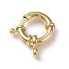 Eco-friendly Brass Spring Ring Clasps KK-D082-02G-C-2