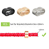 60Pcs 3 Colors Zinc Alloy Slide Charms FIND-DC0004-95-5