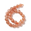 Natural Sunstone Beads Strands G-A205-28B-2