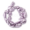 Electroplated Shell Pearl Beads Strands BSHE-A001-01D-2
