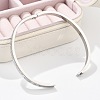 304 Stainless Steel Rhinestone Bangles for Women BJEW-Z092-13P-3