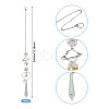 3Pcs Alloy Planet Star Hanging Ornaments HJEW-TA00368-3