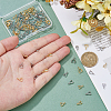 90Pcs 6 Style Rack Plating Brass Ice Pick Pinch Bails KK-DC0004-41-3