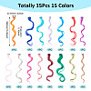 15Pcs 15 Colors Fashion Women's Hair Accessories PHAR-TA0001-13-3