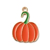 Thanksgiving Day Golden Tone Alloy Enamel Pendants ENAM-M002-02J-G-1