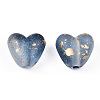 Transparent Frosted Spray Painted Acrylic Beads X1-FACR-TAC0004-02E-3