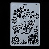 Plastic Reusable Drawing Painting Stencils Templates DIY-F018-B04-3