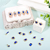 48Pcs 12 Styles Alloy Rhinestone Cabochons MRMJ-TA0001-45C-8