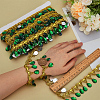 Polyester Lace Ribbon with Plastic Charms Tassel DIY-WH0656-11A-3