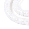 AB Color Plated Opaque Glass Beads Strands GLAA-T026-3x6mm-P10-3