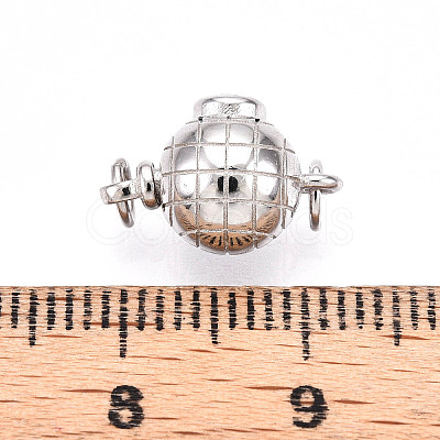 925 Sterling Silver Box Clasps STER-T007-138P-1