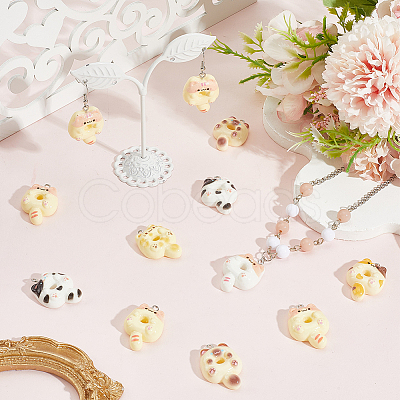36Pcs Resin Pendants FIND-SC0020-23-1