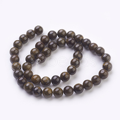 Natural Bronzite Beads Strands X-G-Q605-25-1