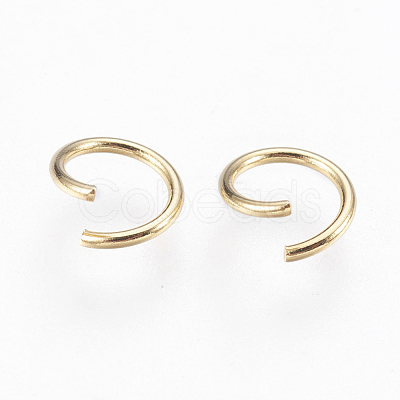 304 Stainless Steel Open Jump Rings STAS-P212-19G-09-1