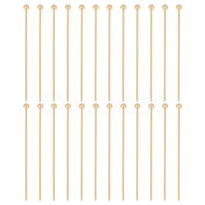 150Pcs Brass Ball Head Pins KK-GO0001-60-1