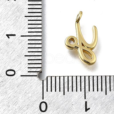 Brass Micro Pave Cubic Zirconia Pendants KK-B132-12G-Y-1
