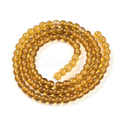 Transparent Glass Beads Strands GLAA-T032-T4mm-23-1