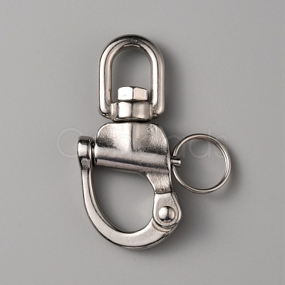 304 Stainless Steel Swivel Clasps STAS-WH0029-43P-1