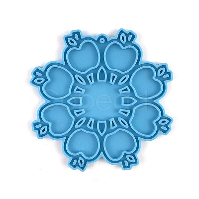 DIY Christmas Snowflake Pendant Food Grade Silicone Molds XMAS-PW0001-011G-1