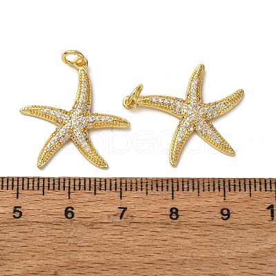 Brass Micro Pave Cubic Zirconia Pendants KK-A271-02H-G-1