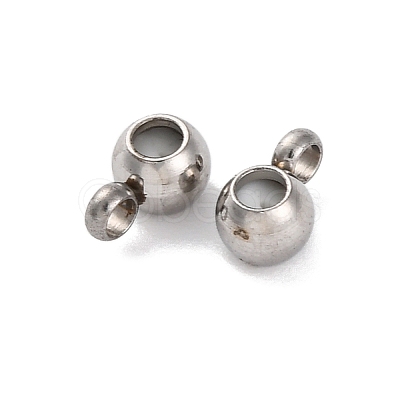 202 Stainless Steel Beads STAS-S151-02P-C-1