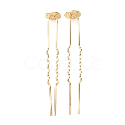 Brass Hair Fork Findings KK-H298-02A-1