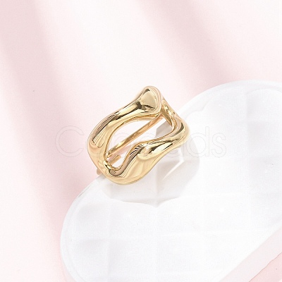 304 Stainless Steel Cuff Rings RJEW-P177-01I-G-1