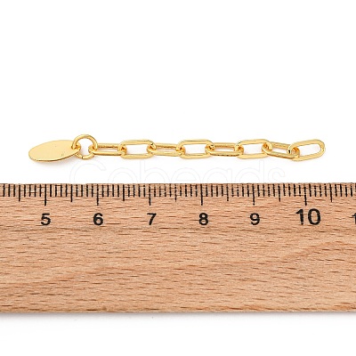Brass Ends with Chain KK-D378-09G-01-1