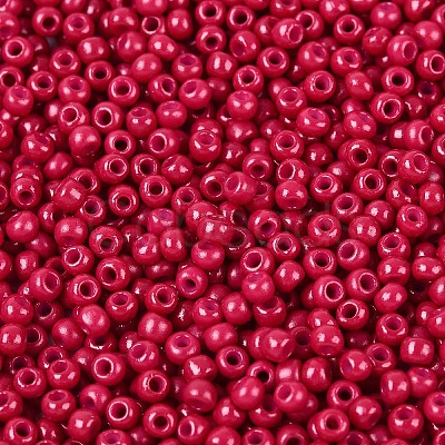12/0 Grade A Baking Paint Glass Seed Spacer Beads X-SEED-Q009-FJX32-1