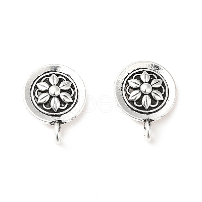 Rack Plating Alloy Stud Earring Findings PALLOY-K256-29AS-1