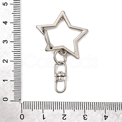 Alloy Swivel Clasps AL-CBAAE66-02P-1