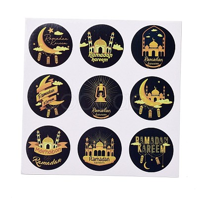 Lesser Bairam Theme Paper Stickers DIY-L063-A05-1