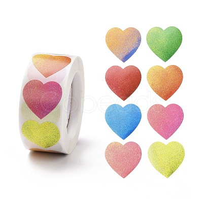 Valentine's Day Heart Paper Stickers DIY-I107-02B-1