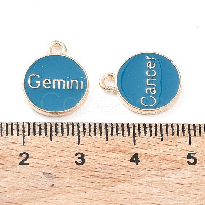 Alloy Enamel Pendants ENAM-S124-01B-05-1