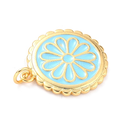 Real 18K Gold Plated Brass Pendants KK-L206-013G-03-1