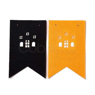 16Pcs 2 Color Flag Felt Ornaments LS-DIY-B054-02D-1