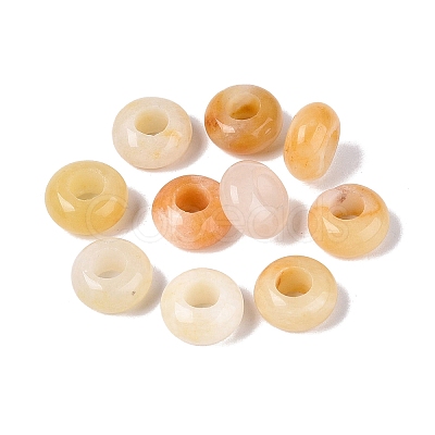 Natural Topaz Jade European Beads G-N359-17A-08-1