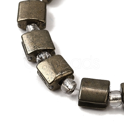 Natural Pyrite Beads Strands G-Z087-D02-1